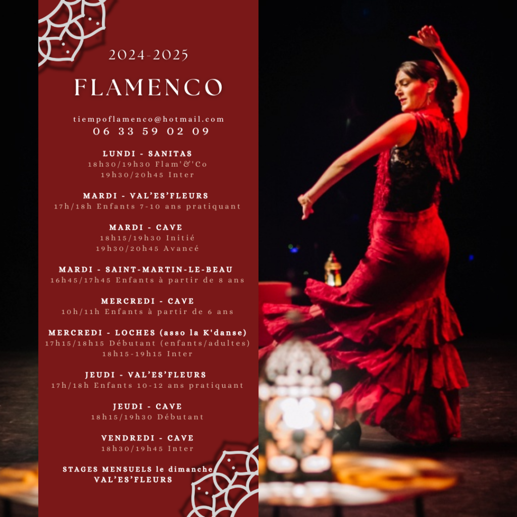 Planning flamenco saison 2024/2025